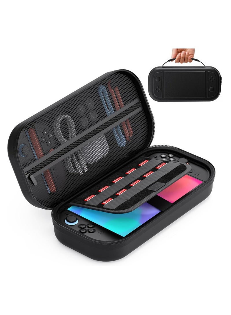 Aookay Carrying Case for Nintendo Switch 2(2025), Protective Hard Shell Portable Travel Case Pouch for Switch 2, with 10 Card Slots and Pockets for Console & Accessories - Image 1
