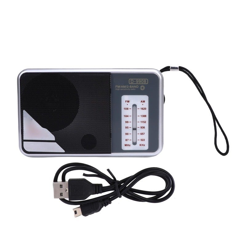 Portable AM FM Radio: Compact Lightweight With Carrying Strap - Superior Reception & HiFi Sound User Friendly Radio for Seniors Travel Camping Home - Image 1