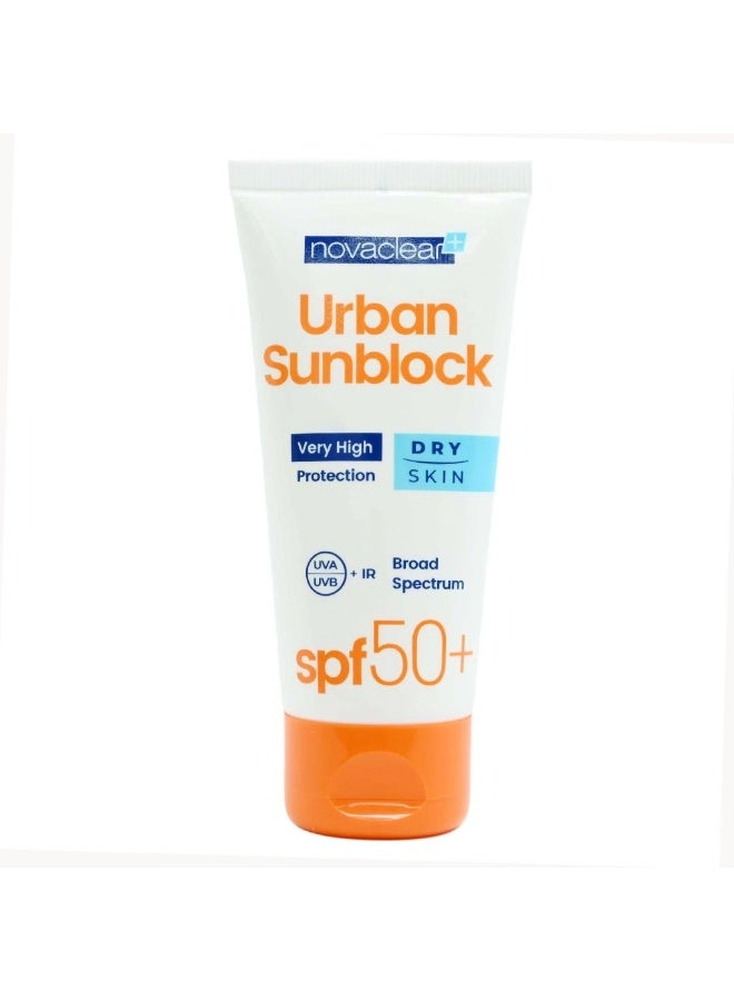 novaclear كريم واقي شمس حضري SPF 50+ للبشرة الجافة 40 مل - Image 1