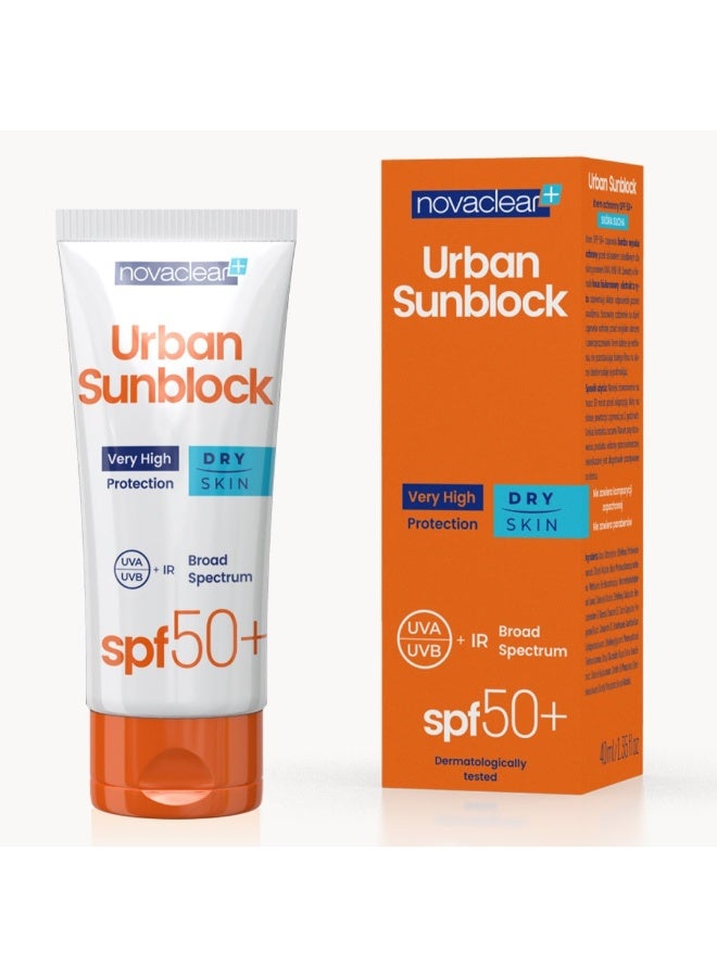 novaclear كريم واقي شمس حضري SPF 50+ للبشرة الجافة 40 مل - Image 5