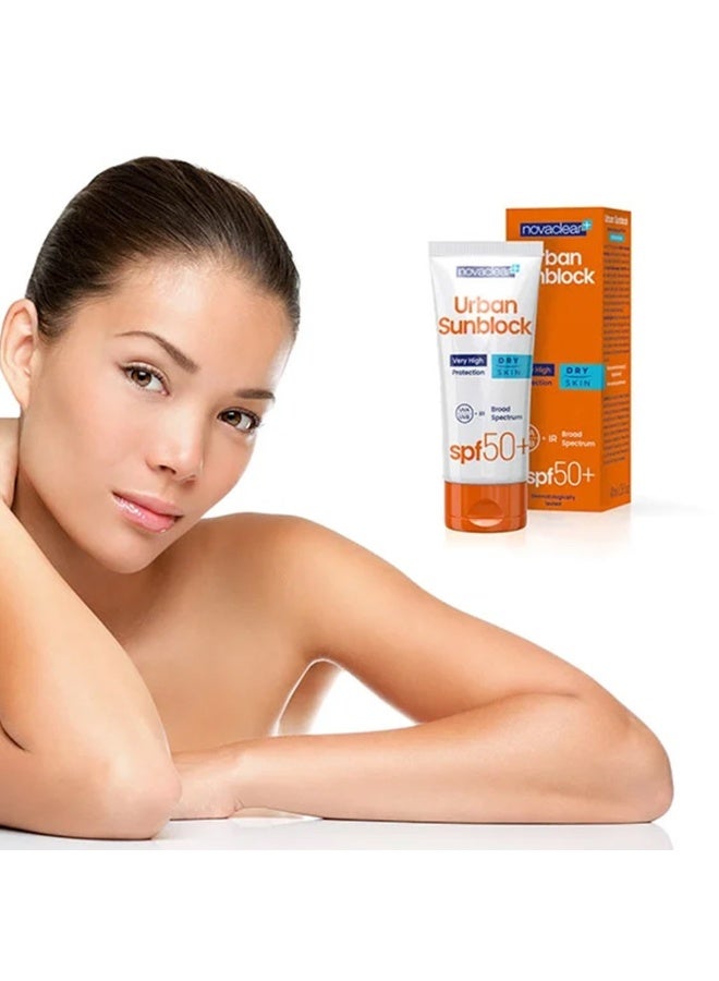 novaclear كريم واقي شمس حضري SPF 50+ للبشرة الجافة 40 مل - Image 2