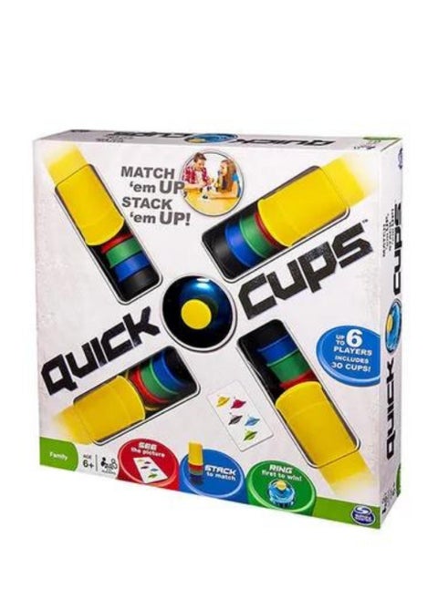 Quick Cups Multicolour Match And Stack 30-Cups Set Game For Kids (2-6 Player)