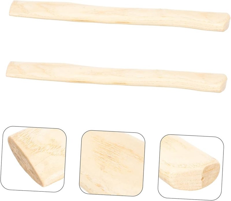 2Pcs Wooden Axe Handle Replacement for Hatchet and Axe Outdoor Chopping Firewood Splitting - Image 5