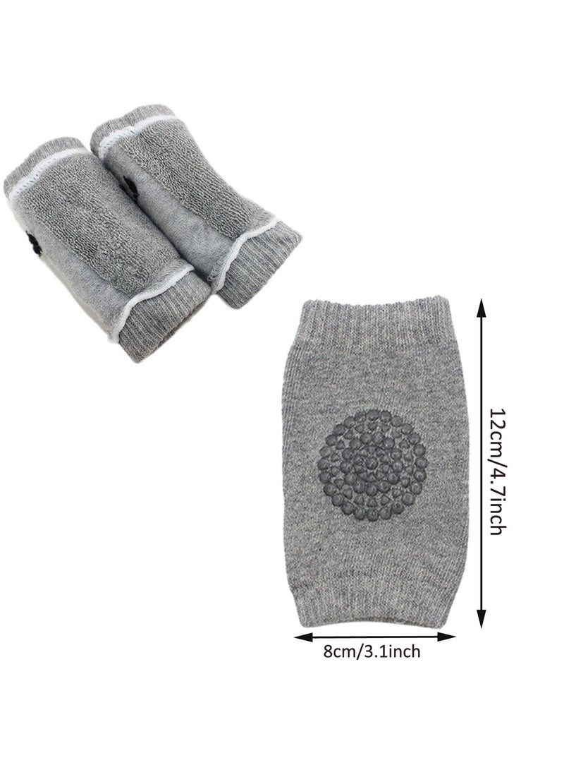 5 Pairs Baby Crawling Anti Slip Knee Pads,Baby Knee Protectors Toddlers Leg Warmers - Image 4