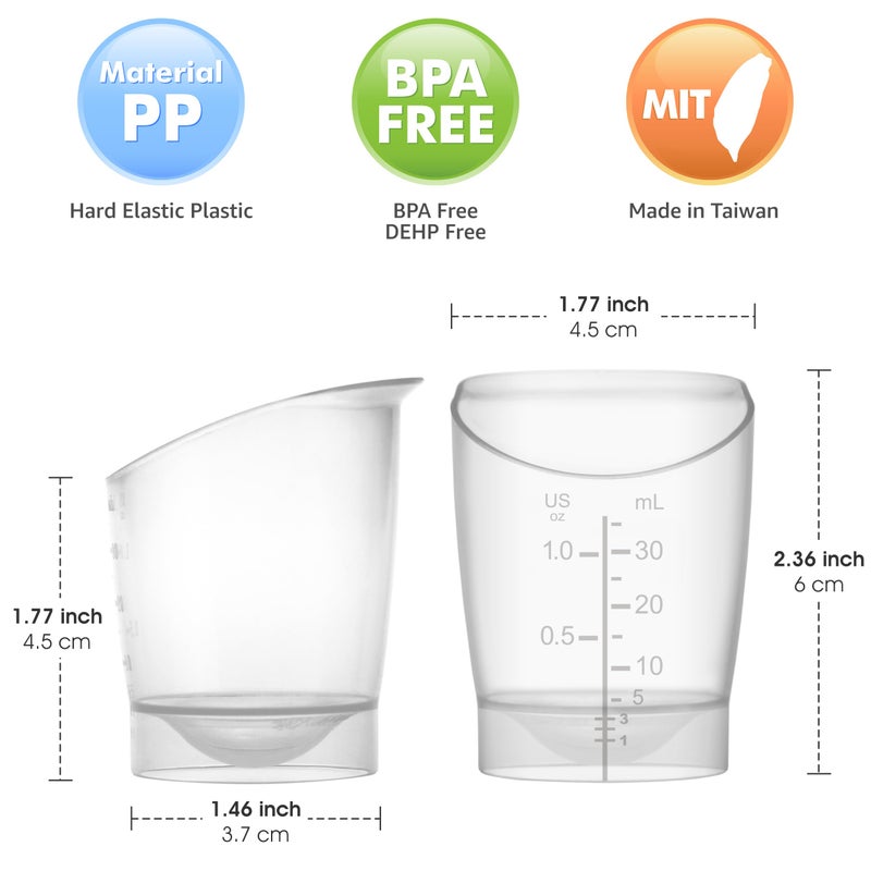 Maymom Baby Feeding cup; Graduated Cup for Dosing Medicine; 1 oz (4ct) - Image 2