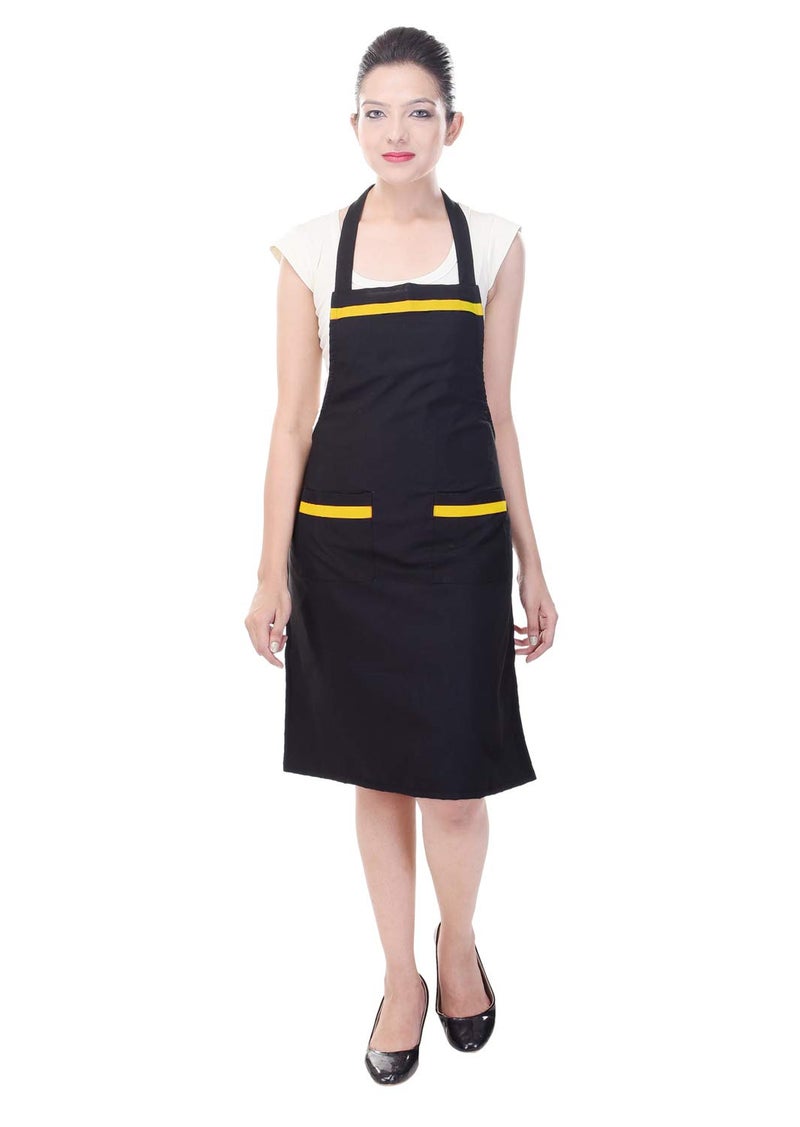Switchon® Waterproof Polyester Apron with Pockets | Free Size Unisex Kitchen Cooking Chef for Home, Cafe, Hotel & Restaurant | Multi-Purpose for Gardening, Painting & Craft Work - Image 1
