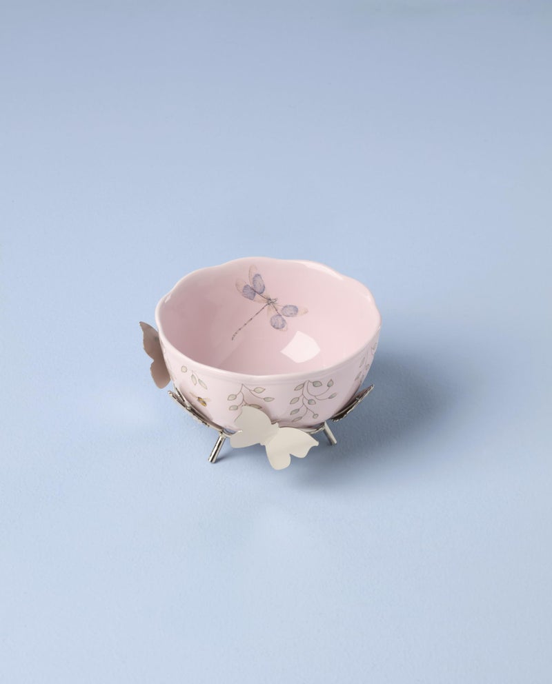 LENOX وعاء لينوك 897925 من حديقة الفراشات مع قاعدة - Image 3