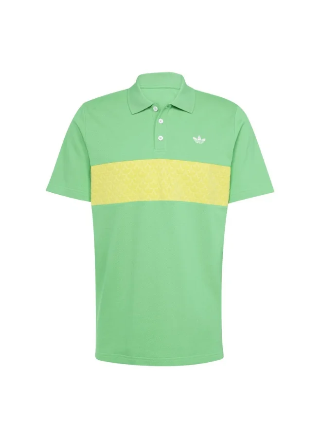 Adidas adidas Q2 MONOGRAM SHI Green Originals Men POLO SHIRTS