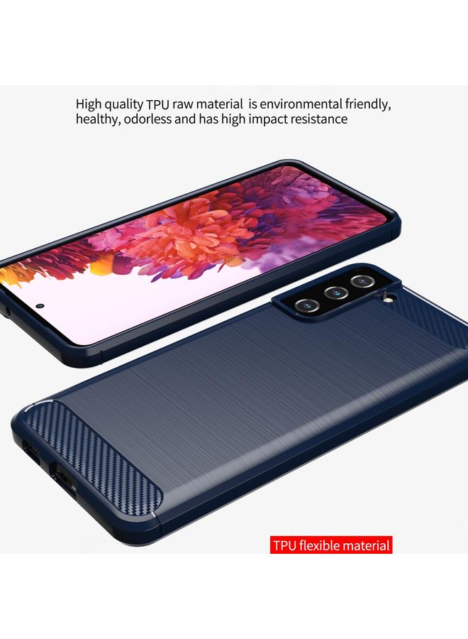 اس-توب جراب لهاتف Samsung Galaxy S21 مصنوع من ألياف الكربون المصقولة TPU - Image 4