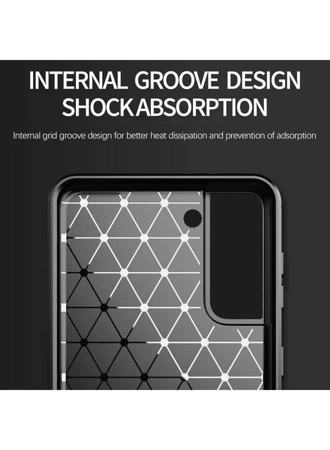 اس-توب جراب لهاتف Samsung Galaxy S21 مصنوع من ألياف الكربون المصقولة TPU - Image 5