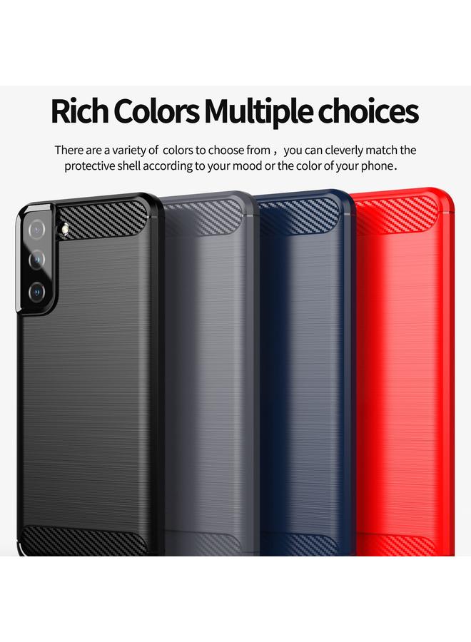 اس-توب جراب لهاتف Samsung Galaxy S21 مصنوع من ألياف الكربون المصقولة TPU - Image 2