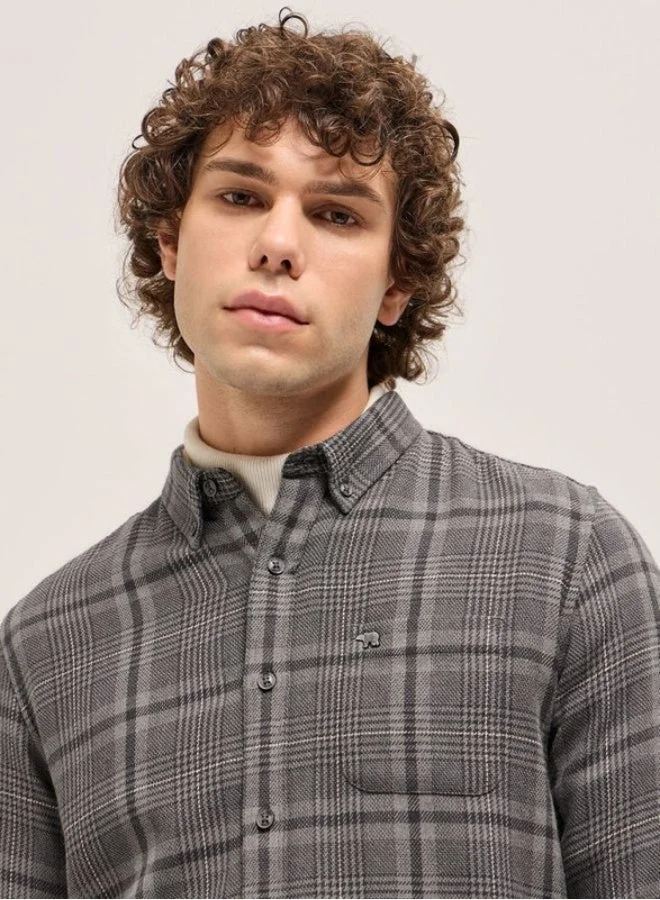 THE BEAR HOUSE  Men's Shirt for Casual and Formal Wear | Classic Button-Down Style for Office, Daily Use, Travel, Events & All-Season Outfits | Versatile & Stylish Wardrobe Essential for Every Occasion for Men | Best Price UAE