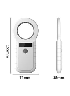 Generic 134.2KHz RFID Animal Reader - 15 Digits 125KHz Pet ID Scanner for EMID FDX-B ISO 11784/85 Microchip Tag Registration for Cow, Fish, Dog  - Image 5