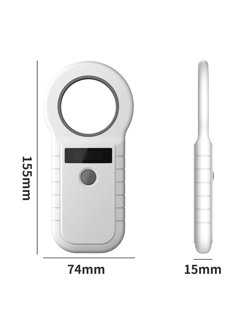 Generic 134.2KHz RFID Animal Reader - 15 Digits 125KHz Pet ID Scanner for EMID FDX-B ISO 11784/85 Microchip Tag Registration for Cow, Fish, Dog  - Image 5