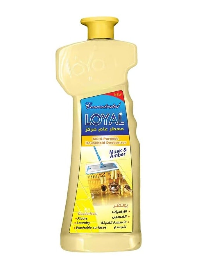 Loyal Multi-Purpose Household Deodorizer Concentrated Gel, Musk & Amber, 2100ml