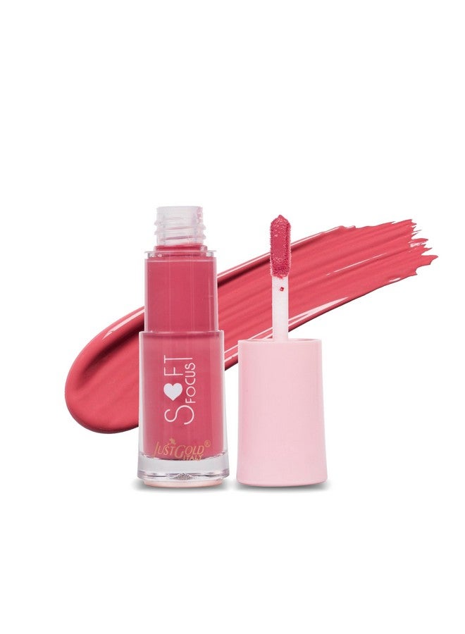 JUST GOLD Justgold Soft Focus Liquid Blush with Dewy & Radiant Finish, Highly Pigmented Formula, Lightweight, Long-lasting, Buildable and Blendable for All Skin Types (Petal - 05, 5 ML) - Image 1