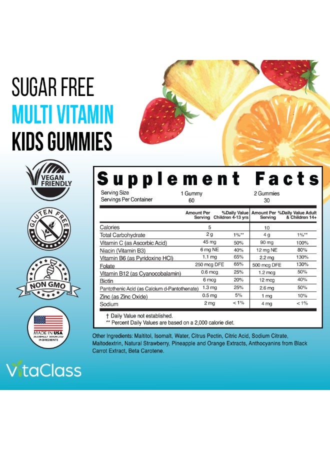 Vitaclass - Sugar Free Multivitamin Gummies For Children - 60's - Image 4