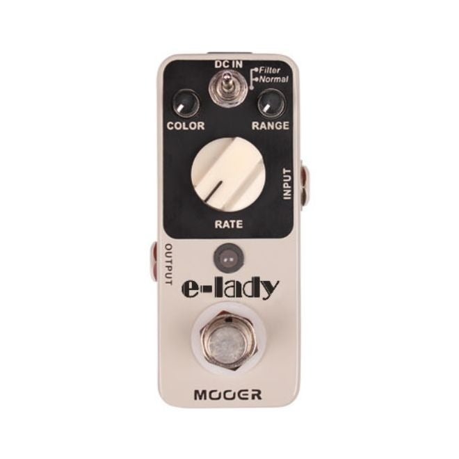MOOER E-lady Micro Analog Flanger Pedal, 2 Modes Normal/Filter, Vintage Flange & Static Filter Oscillation Tone, True Bypass Guitar Effects  Stompbox - Image 1