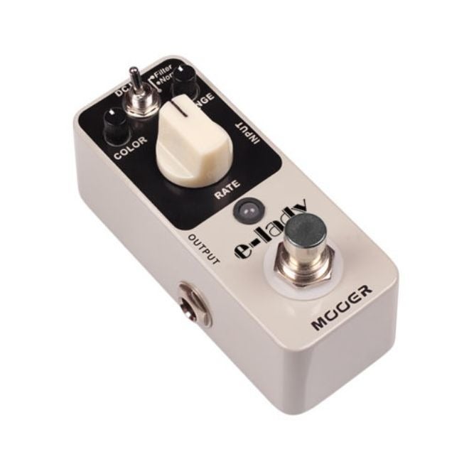 MOOER E-lady Micro Analog Flanger Pedal, 2 Modes Normal/Filter, Vintage Flange & Static Filter Oscillation Tone, True Bypass Guitar Effects  Stompbox - Image 2