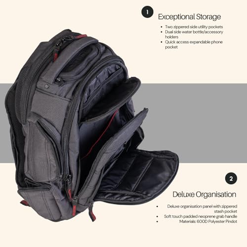 Ogio حقيبة ظهر OGIO رينغيد (رينغيد، نقط سوداء)، كبيرة - Image 4