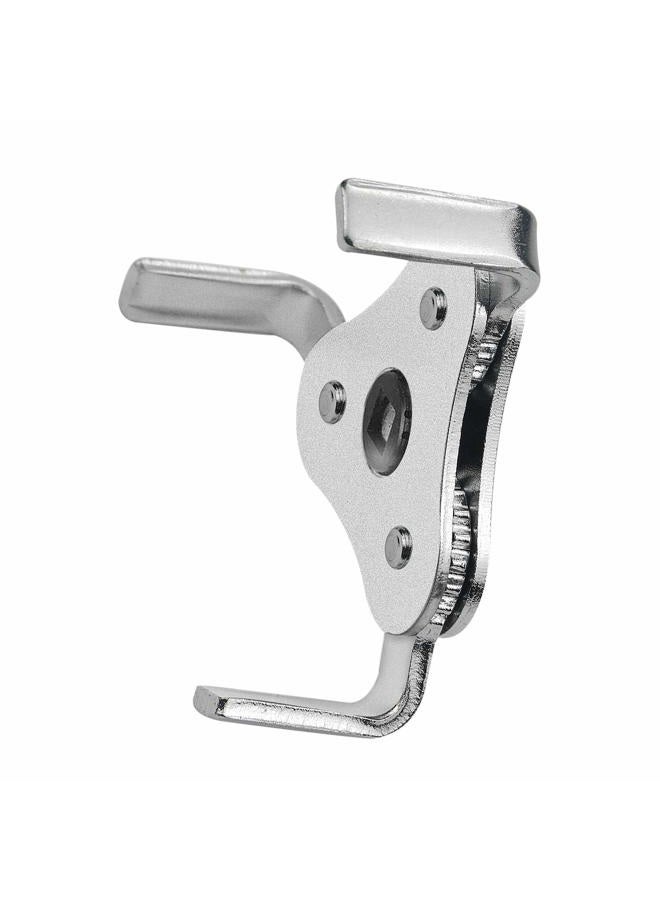 PEATOVIE Adjustable Oil Filter Wrench Remover Use From 2-1/2 inch to 4.5 inch Oil Filter Wrench Remover Tool Set 3 Jaw - Silver - Image 4