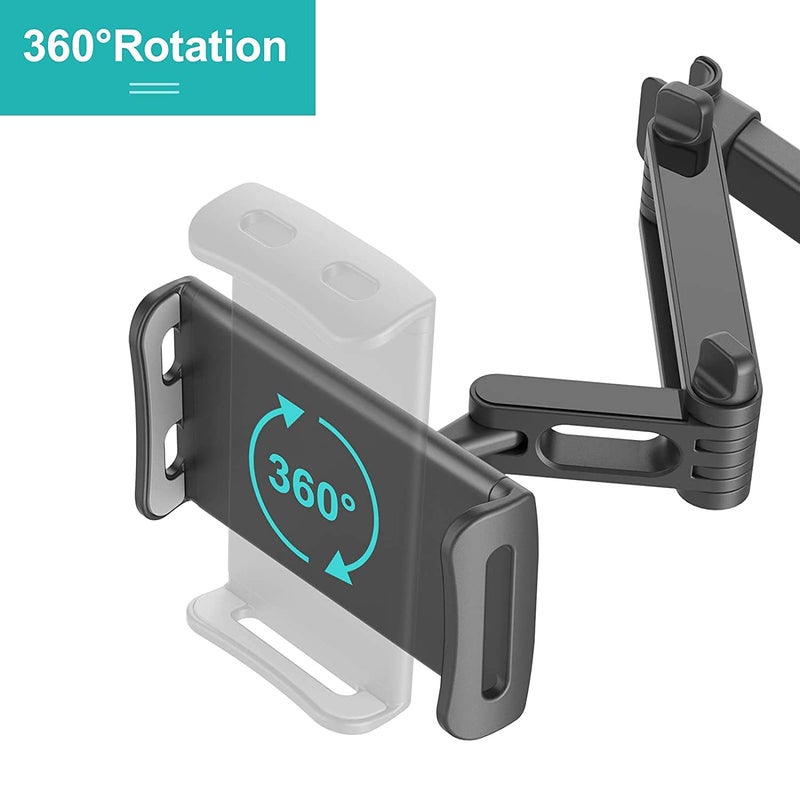 Shahn Extendable Arm Headrest Mount Tablet/Mobile Holder Car Rear Seat Mobile Phones and Tablets Upto 10.5 inch Diagonal Screen Size. - Image 2