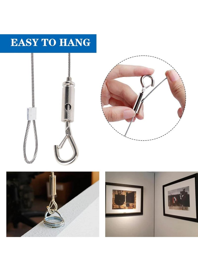Oasisgalore - Picture Hanging Wire 2 Pack with Hook and Loop - Image 1