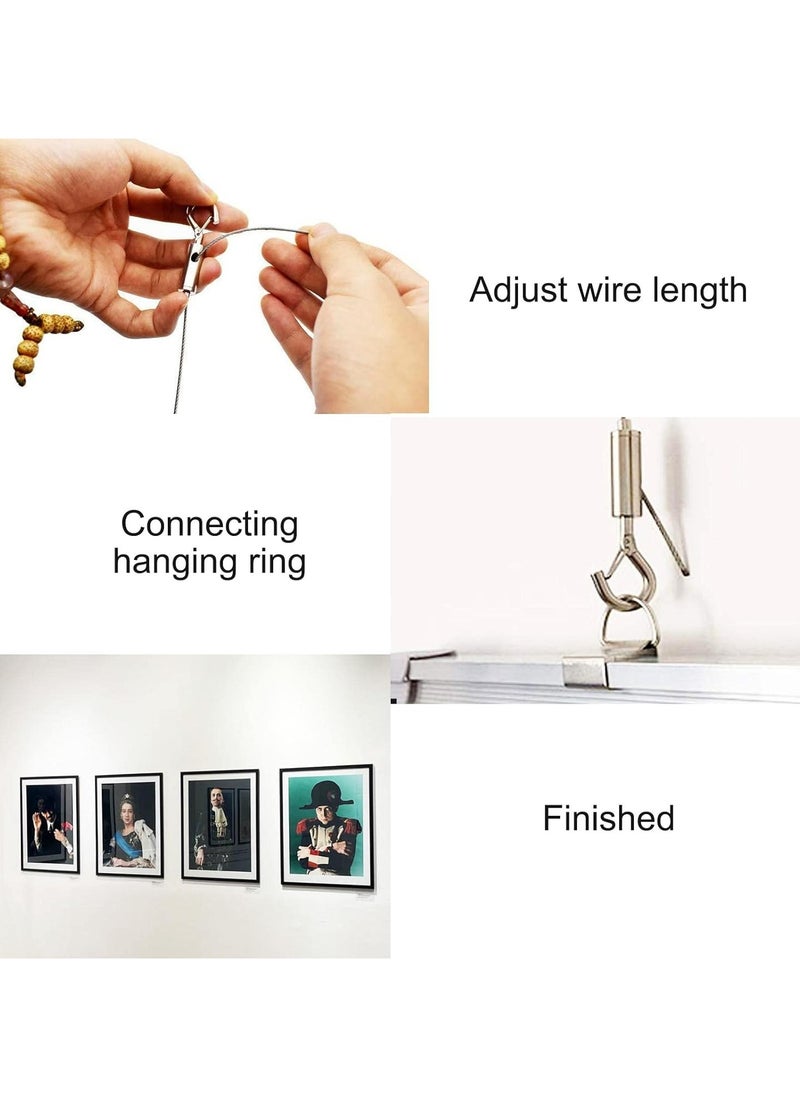Oasisgalore - Picture Hanging Wire 2 Pack with Hook and Loop - Image 1
