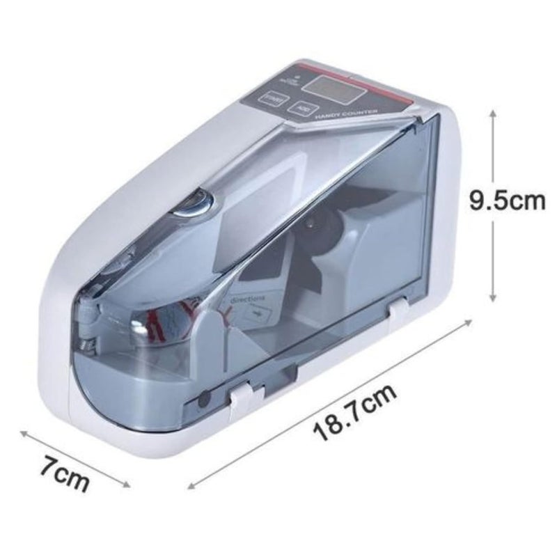 BRONTIX Portable Money Counting Machine Mini | LED Display Note Counting Machine Cash Counter Machine Mini with UV/WM Detection, Auto Shut-Off Currency Counting Machine for Home (Portable Bundle) - Image 4