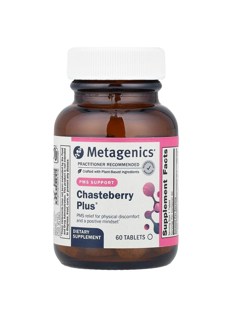 Chasteberry Plus®, PMS Support, 60 Tablets