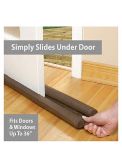 Twin Draft Guard Draft Door Stopper 36 Inches, Draft Guard for Interior Door, Heavy Duty Door Sweep, Sound Proof Reduce Noise Keeping Warm in and Cold Out, Thicker Door Draft  - Image 3