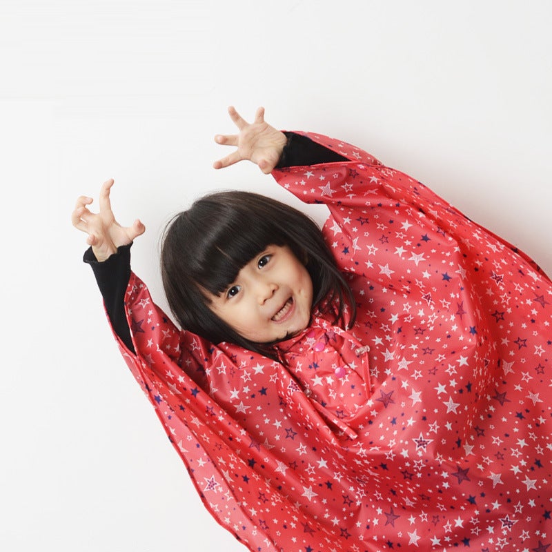 New Japanese And Korean Raincoats For Boys And Girls, Thin Cloaks, Baby Bat Ponchos, One Piece Dropshipping - Image 2