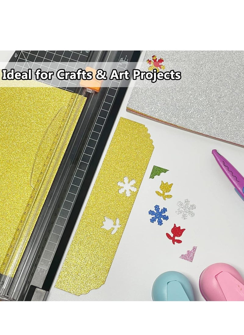 Oasisgalore Glitter Cardstock Paper, 40 Sheets 20 Colors, Premium A4 Construction Colored Paper, 250 Gsm.  - Image 3