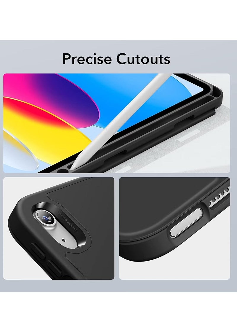 ELTRAZONE Slim Stand Hard Back Shell Case for iPad 10th Generation 10.9 Inch (2022 Model) with Auto Wake/Sleep Function, Black – Lightweight, Durable, Shockproof, Scratch-Resistant Protection for Everyday Use - Image 5