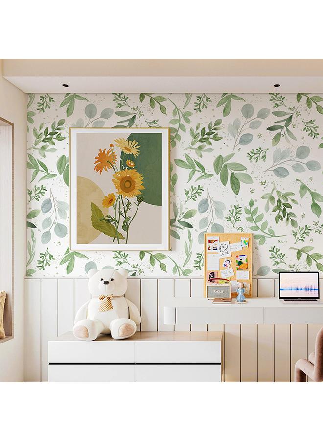 Bluejw Literary Small Fresh Retro Wallpaper Self-adhesive Ins Wind Renovation Cabinet Stickers Waterproof Moisture-proof Self-adhesive Wallpaper - Image 5