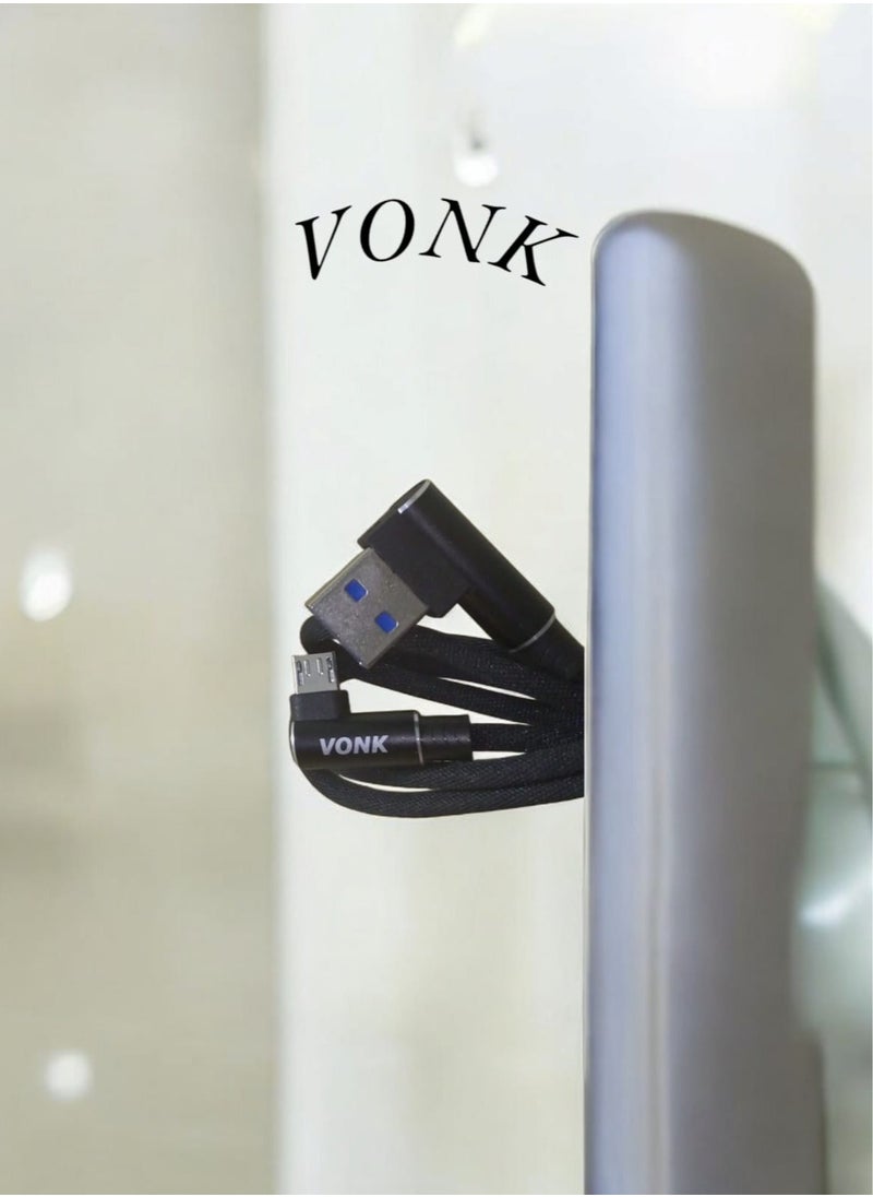 Vonk - vonk BDL-S03 Micro USB Male Charging Cable For PlayStation 4 - Image 1