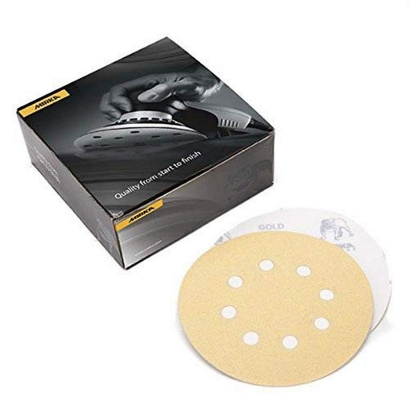 Mirka 23-320-220 Bulldog Gold 5-Inch 8-hole PSA Vacuum Disc 220 Grit - Image 3