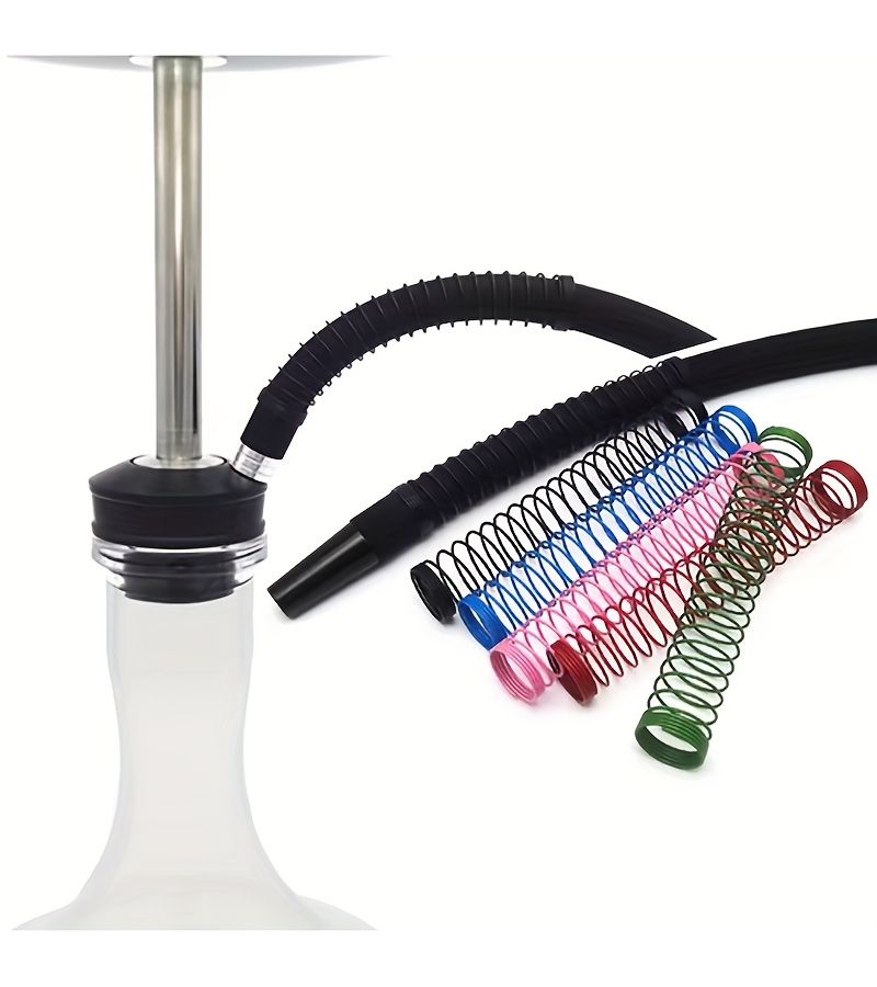 High Elastic Hookah Hose Springs 17.5mm Inner Diameter Random Color 2pcs - Image 1