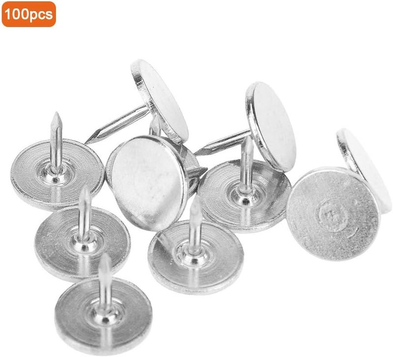 Fydun 100Pcs Antique Furniture Nails 14MM Diameter 20MM Length Flat Head Upholstery Studs - Image 5