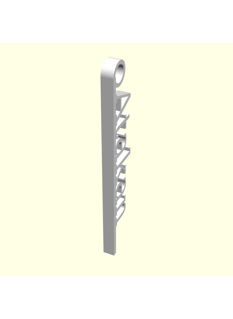 Epm3d Ee DD Atakan Personalized Production Chainless Keychain Gift for Lover and Spouse Tag Hanger Made of Organic Plastic  - Image 3