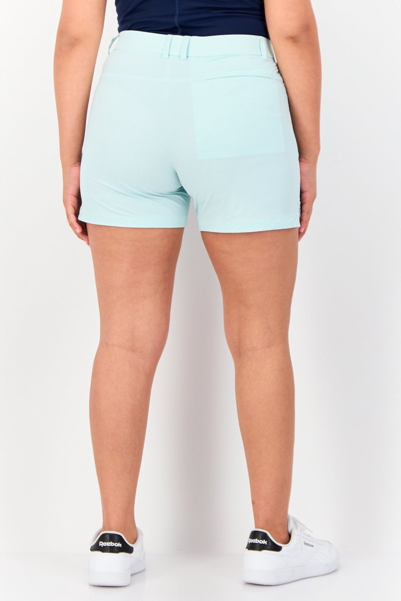 GIORDANO شورتات تشينو ج موشن للنساء، أخضر نعناعي - Image 2