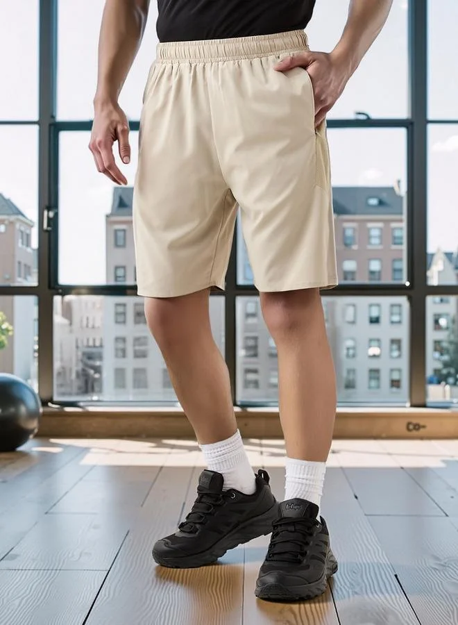 ADOT by Splash Regular Fit Shorts with Elasticated Waistband