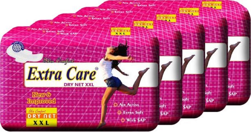 Extra Care Dry Net XXL Sanitary Pads Pack of 3 - Image 5