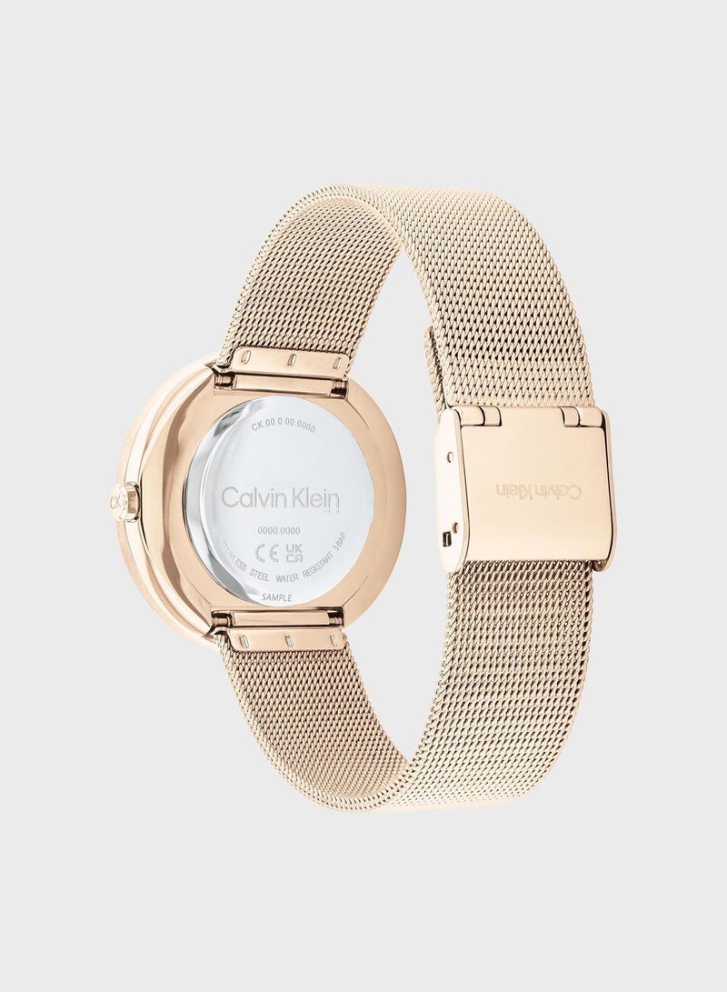 كالفن كلاين ساعة انالوج بحزام شبك - Image 3