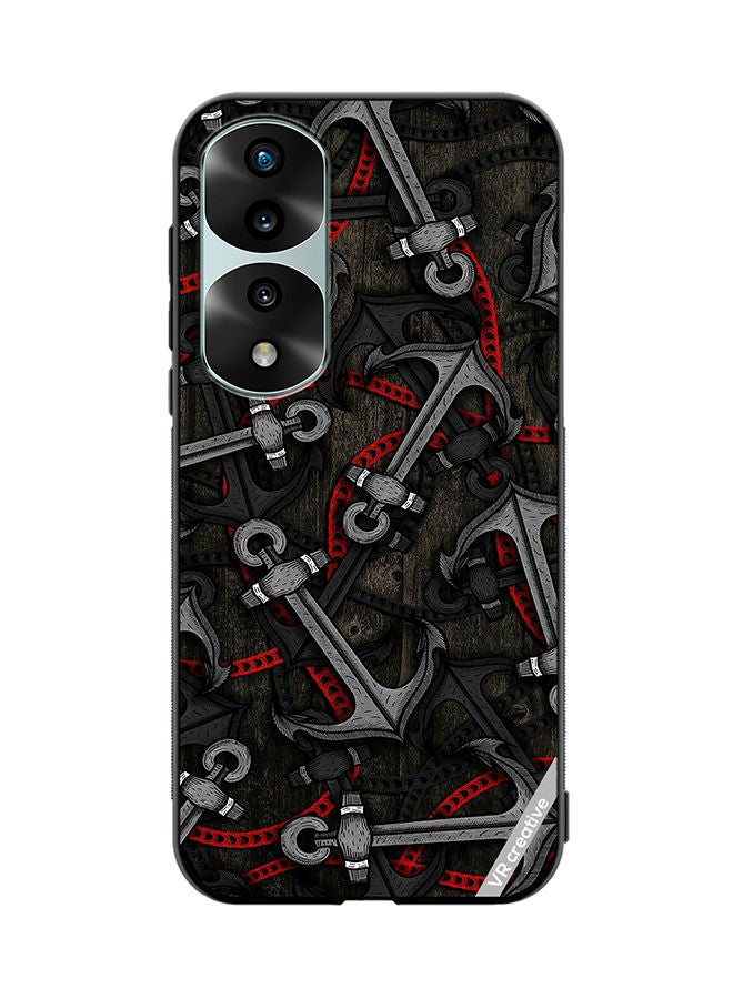VR CREATIVE Protective Case Cover For Honor 70 Pro Anchor Leggings Design Multicolour - Image 1
