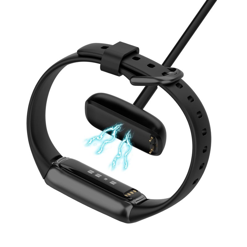 كابل قاعدة الشحن البديل متوافق مع Fitbit Charge 6/Charge 5/Luxe، حامل شاحن USB من ، ملحقات الساعات الذكية (1 متر/3.3 قدم) - Image 5