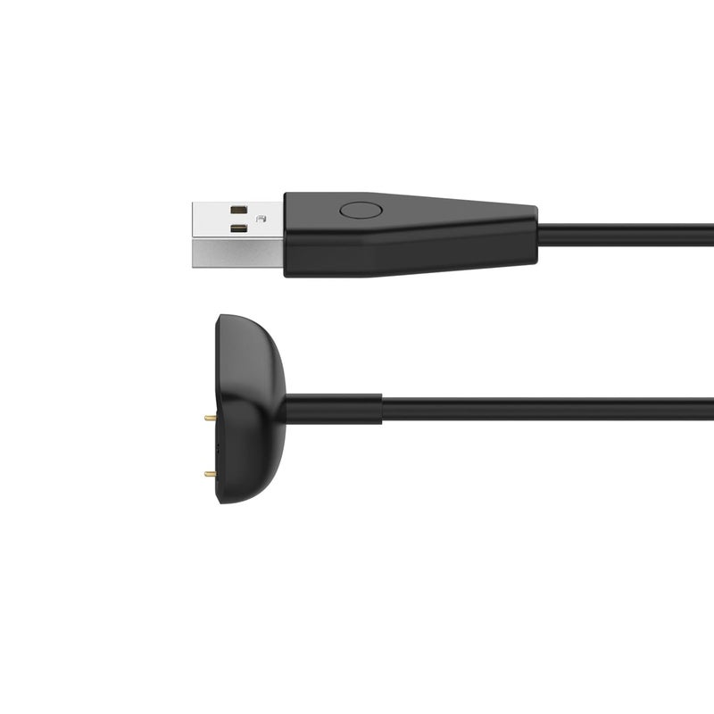 كابل قاعدة الشحن البديل متوافق مع Fitbit Charge 6/Charge 5/Luxe، حامل شاحن USB من ، ملحقات الساعات الذكية (1 متر/3.3 قدم) - Image 2
