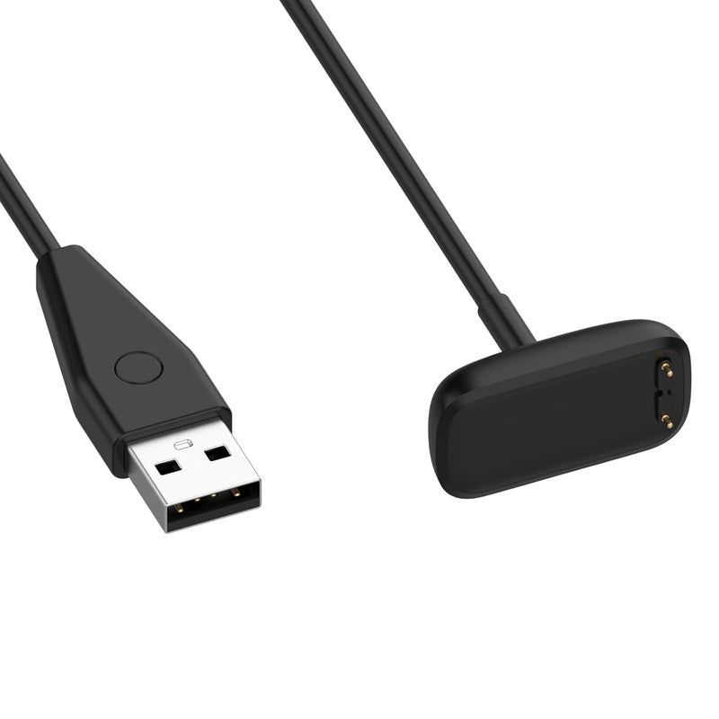 كابل قاعدة الشحن البديل متوافق مع Fitbit Charge 6/Charge 5/Luxe، حامل شاحن USB من ، ملحقات الساعات الذكية (1 متر/3.3 قدم) - Image 1