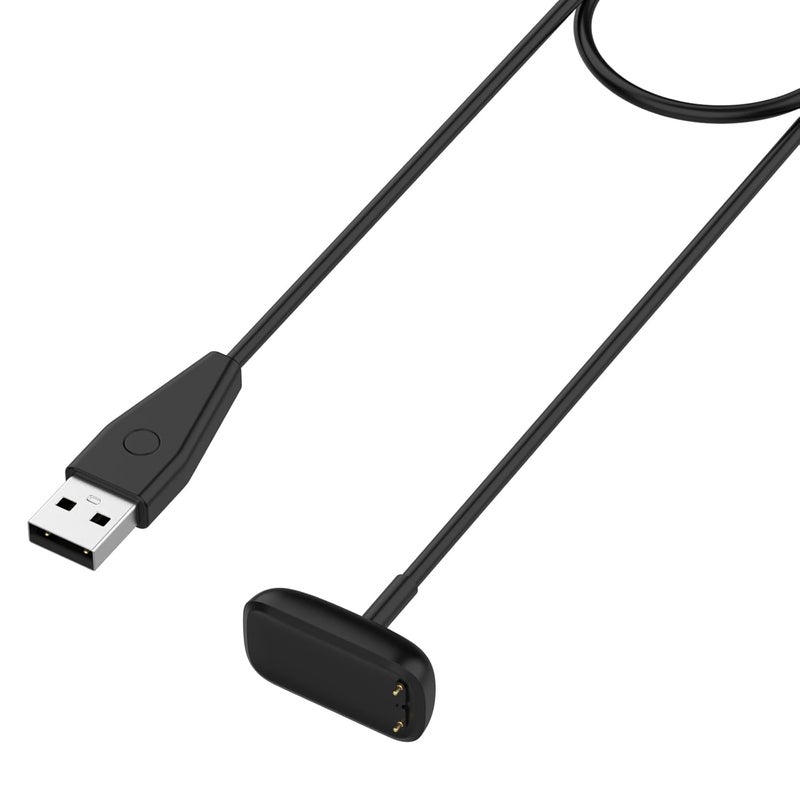 كابل قاعدة الشحن البديل متوافق مع Fitbit Charge 6/Charge 5/Luxe، حامل شاحن USB من ، ملحقات الساعات الذكية (1 متر/3.3 قدم) - Image 3