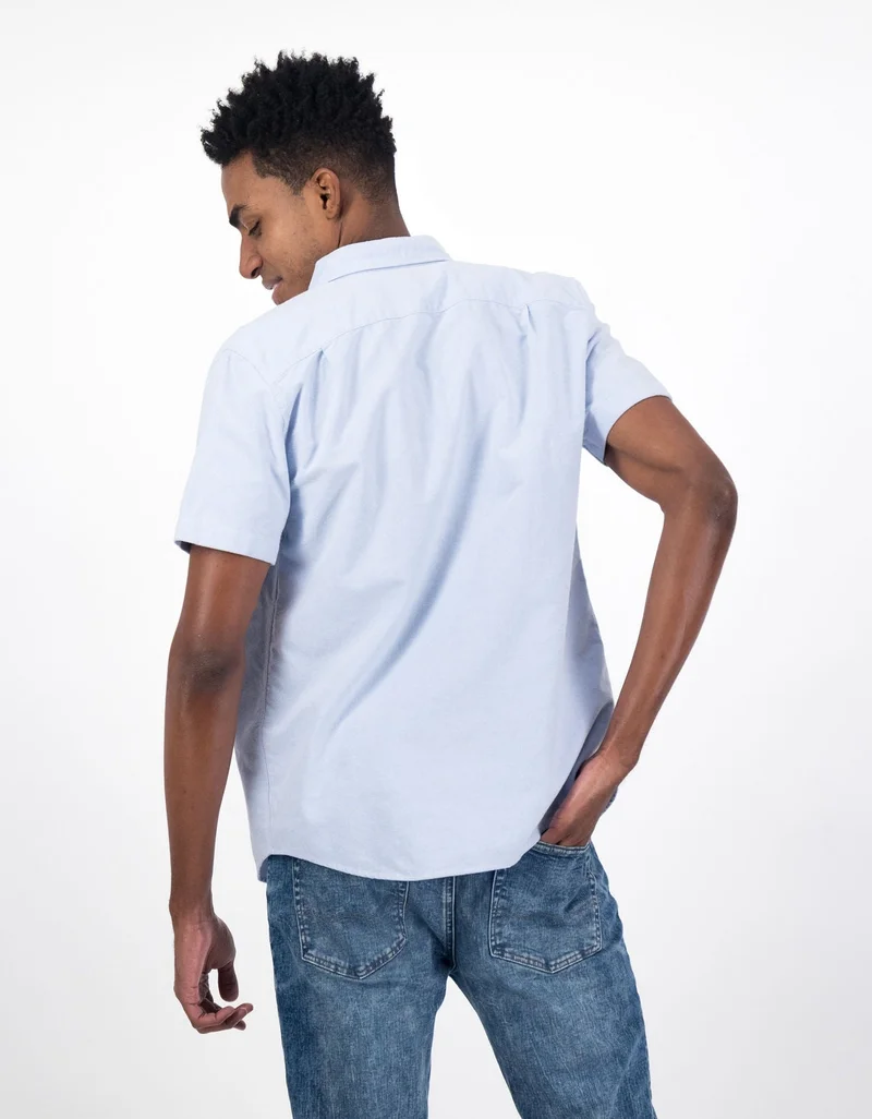 امريكان ايجل قميص أكسفورد كلاسيك بأزرار وأكمام قصيرة